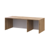 Kleiderschrank Doros Rondi mit Drehtüren mit Oberschrank Artisan Eiche / Graphitgrau 3 Türen 121x52x236 (80737818)