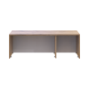 Kleiderschrank Doros Rondi mit Drehtüren und Spiegel Artisan Eiche / Graphitgrau 3 Türen 121x52x236 (80737820)