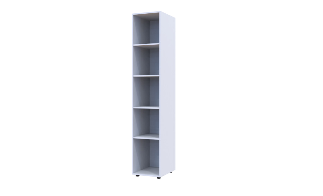 Kleiderschrank Doros Gelar Weiß mit Spiegel 39x49,5x203,4 (44900242)