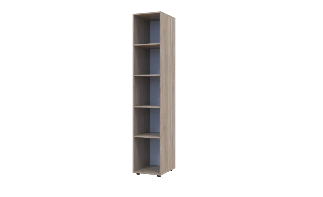 Drehtürenschrank Doros Gelar Sonoma Eiche mit Spiegel 39x49,5x203,4 (44900243)