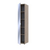 Drehtürenschrank Doros Gelar Sonoma Eiche mit Spiegel 39x49,5x203,4 (44900243)