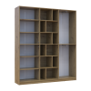 Kleiderschrank Doros Morgan Artisan Eiche/Graphitgrau 2 Türen 180x38,5x210 (42001256)