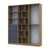 Kleiderschrank Doros Morgan Artisan Eiche/Graphitgrau 2 Türen mit Schublade 180x38,5x210 (42002256)