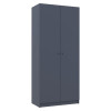 Kleiderschrank Doros Promo mit Drehtüren Anthrazit 2 Türen 90x48x204 (44900523)