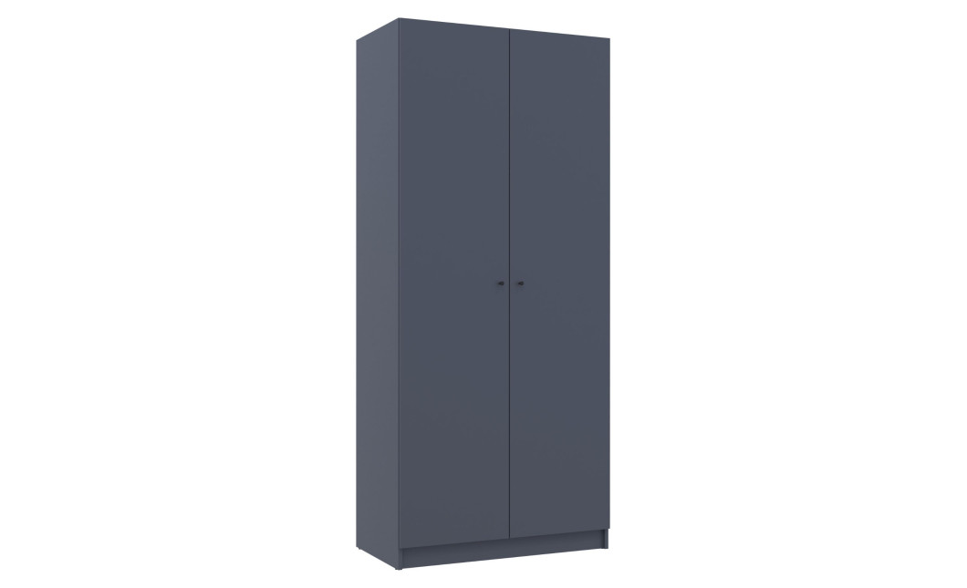 Kleiderschrank Doros Promo mit Drehtüren Anthrazit 2 Türen 90x48x204 (44900523)