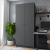 Kleiderschrank Doros Promo mit Drehtüren Anthrazit 2 Türen 90x48x204 (44900523)