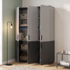 Kleiderschrank Doros Thorn Anthrazit/Grau 3 Türen Böden 135x51,6x200 (44900520)