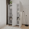 Kleiderschrank Doros Thorn Weiß 3 Türen Böden 135x51,6x200 (44900484)