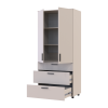 Kleiderschrank Doros Thorn Kaschmir 2 Türen 3 Schubladen Böden 90x51,6x200 (44900450)