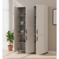 Kleiderschrank Doros Thorn Kaschmir 3 Türen Böden 135x51,6x200 (44900496)