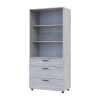 Kleiderschrank Doros Thorn Natti Kiefer 2 Türen 3 Schubladen Böden 90x51,6x200 (44900434)
