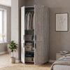 Kleiderschrank Doros Thorn Natti Kiefer 2 Türen Kleiderstange 90x51,6x200 (44900431)
