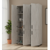 Kleiderschrank Doros Thorn Natti Kiefer 3 Türen Böden 135x51,6x200 (44900480)