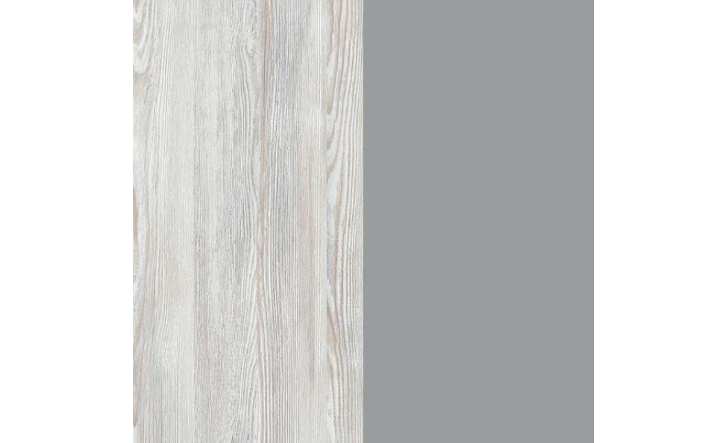 Kleiderschrank Doros Thorn Natti Kiefer/Grau 3 Türen Böden 135x51,6x200 (44900512)