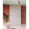 Kleiderschrank Doros Lukas Schiebetüren Weiß 3 Türen 135x50x240 (80737800)