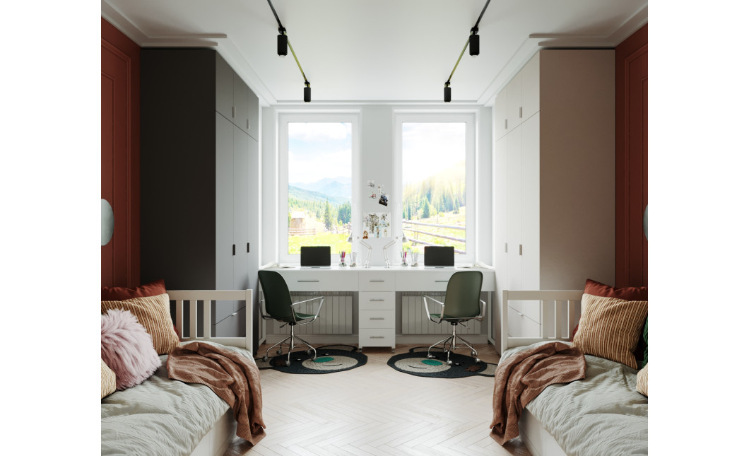 Kleiderschrank Doros Lukas Schiebetüren Kaschmir 3 Türen 135x50x240 (80737802)