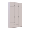 Kleiderschrank Doros Lukas Schiebetüren Kaschmir 3 Türen 135x50x240 (80737802)