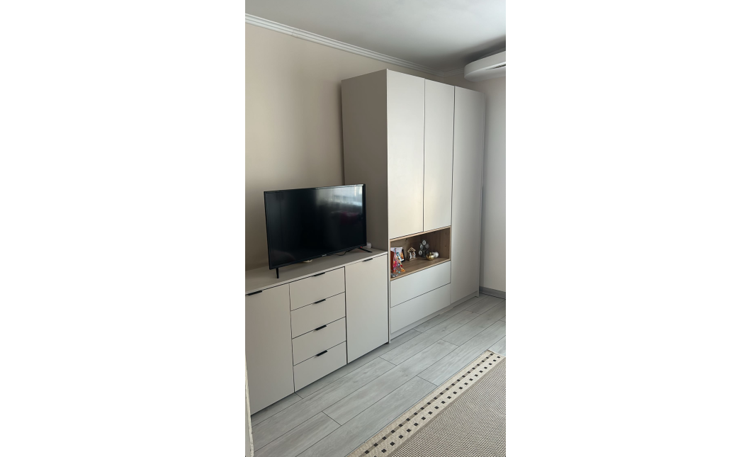 Kleiderschrank Doros Dale Kaschmir/Artisan Eiche 3 Türen 150x52x220 (80737726)