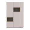 Kleiderschrank Doros Dale mit Drehtüren Kaschmir / Artisan Eiche 2 Türen 143,2x52x220 (44900336)