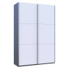 Kleiderschrank Doros G-Caiser Schiebetüren Anthrazit Weiß 2 Türen 160x60x240 (42005410)