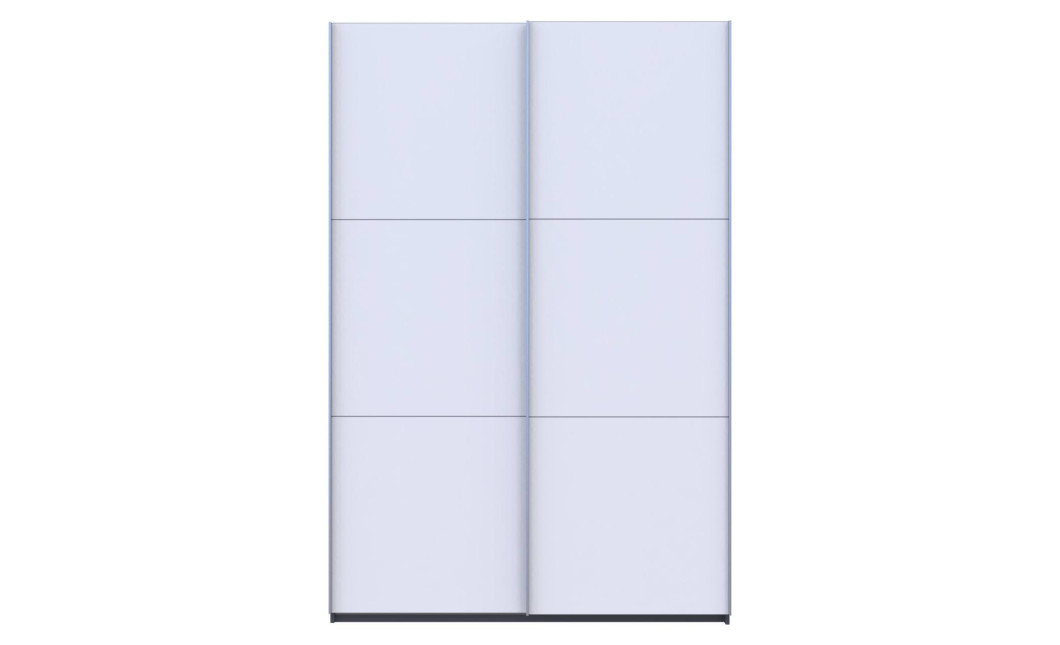 Kleiderschrank Doros G-Caiser Schiebetüren Anthrazit Weiß 2 Türen 160x60x240 (42005410)