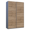 Kleiderschrank Doros G-Caiser Schiebetüren Anthrazit Ewok Eiche 2 Türen 160x60x240 (42005414)