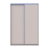 Kleiderschrank Doros City Light Schiebetüren Kaschmir 2 Türen 150x45x225 (80736350)