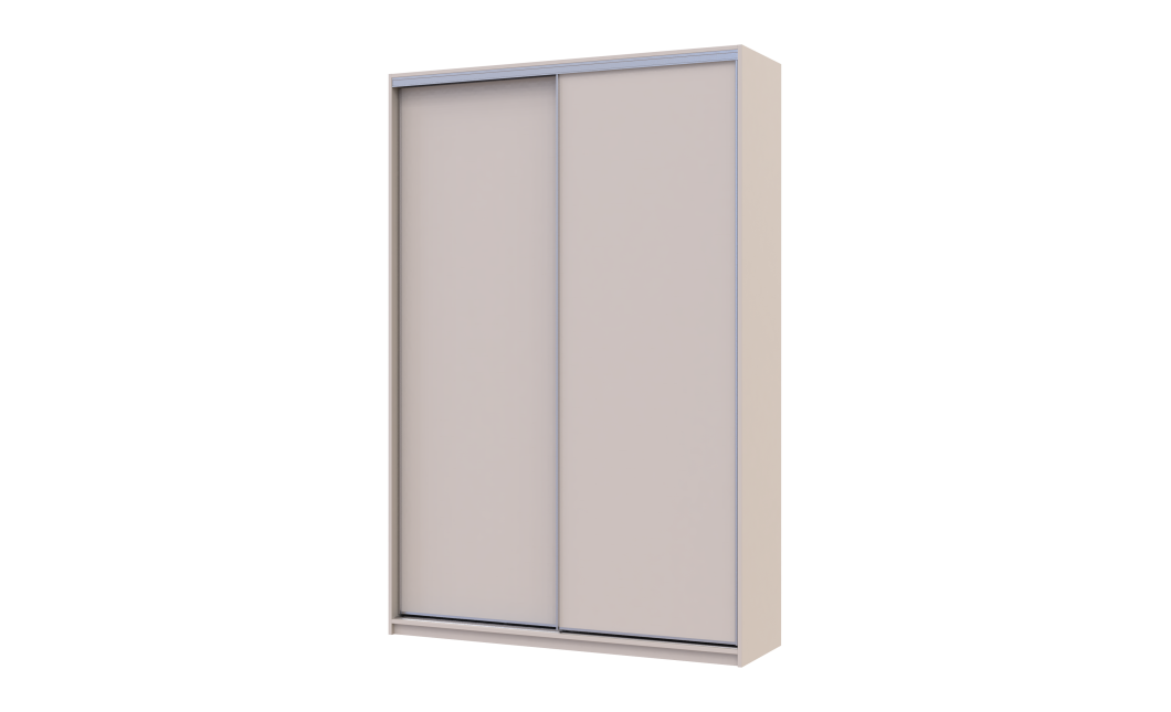 Kleiderschrank Doros City Light Schiebetüren Kaschmir 2 Türen 150x45x225 (80736350)