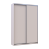 Kleiderschrank Doros City Light Schiebetüren Kaschmir 2 Türen 150x45x225 (80736350)