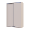 Kleiderschrank Doros City Light Schiebetüren Kaschmir 2 Türen 150x60x225 (80736347)