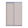 Kleiderschrank Doros City Light Schiebetüren Kaschmir 2 Türen 150x60x225 (80736347)