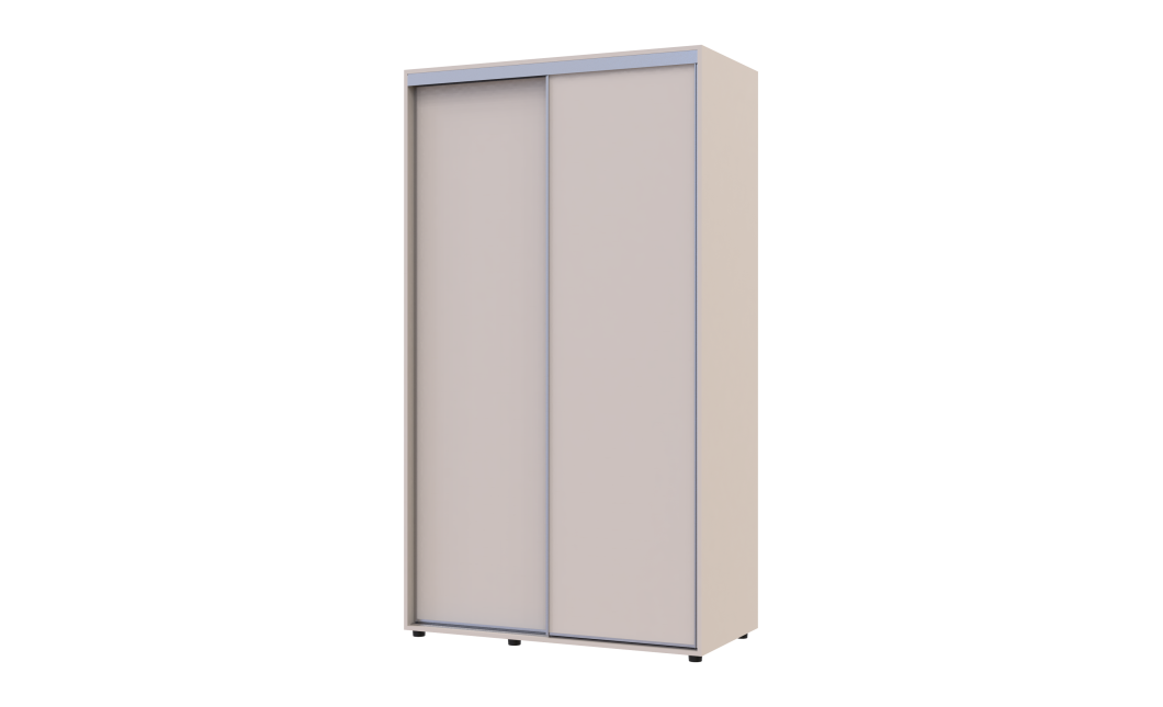 Kleiderschrank Doros Sigma Slim Schiebetüren Kaschmir 2 Türen 120x60x214.4 (42005455)