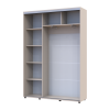 Kleiderschrank Doros Sigma Slim Schiebetüren Kaschmir 2 Türen 150x45x214.4 (42005449)