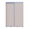 Kleiderschrank Doros Sigma Slim Schiebetüren Kaschmir 2 Türen 150x45x214.4 (42005449)