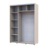 Kleiderschrank Doros Sigma Slim Schiebetüren Kaschmir 2 Türen 150x60x214.4 (42005458)