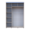 Kleiderschrank Doros Sigma Slim Schiebetüren Kaschmir 2 Türen 150x60x214.4 (42005458)