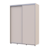 Kleiderschrank Doros Sigma Slim Schiebetüren Kaschmir 2 Türen 150x60x214.4 (42005458)