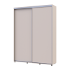 Kleiderschrank Doros Sigma Slim Schiebetüren Kaschmir 2 Türen 160x45x214.4 (42005450)