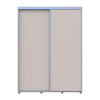 Kleiderschrank Doros Sigma Slim Schiebetüren Kaschmir 2 Türen 160x45x214.4 (42005450)
