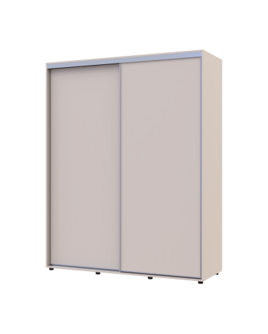 Kleiderschrank Doros Sigma Slim Schiebetüren Kaschmir 2 Türen 170x60x214.4 (42005460)