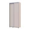 Kleiderschrank Doros Sigma Slim Schiebetüren Kaschmir 2 Türen 90x45x214.4 (42005443)