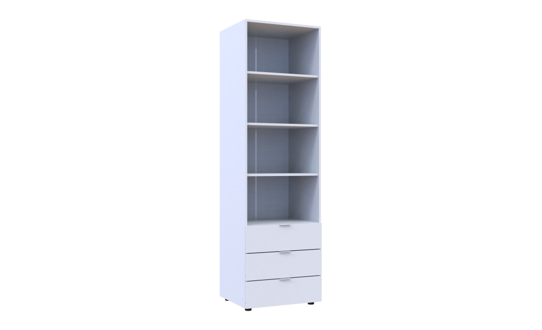 Säulenschrank Doros Gelar Weiß 60x49,5x203,4 (41516133)