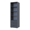 Säulenschrank Doros Gelar Graphitgrau 60x49,5x203,4 (41516132)