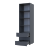 Säulenschrank Doros Gelar Graphitgrau 60x49,5x203,4 (41516132)
