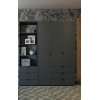 Säulenschrank Doros Gelar Graphitgrau 60x49,5x203,4 (41516132)