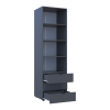 Säulenschrank Doros Gelar Graphitgrau 60x49,5x203,4 (41516132)