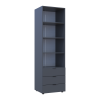 Säulenschrank Doros Gelar Graphitgrau 60x49,5x203,4 (41516132)