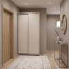 Kleiderschrank Doros Sigma Slim Schiebetüren Kaschmir 2 Türen 110x60x214.4 (42005454)