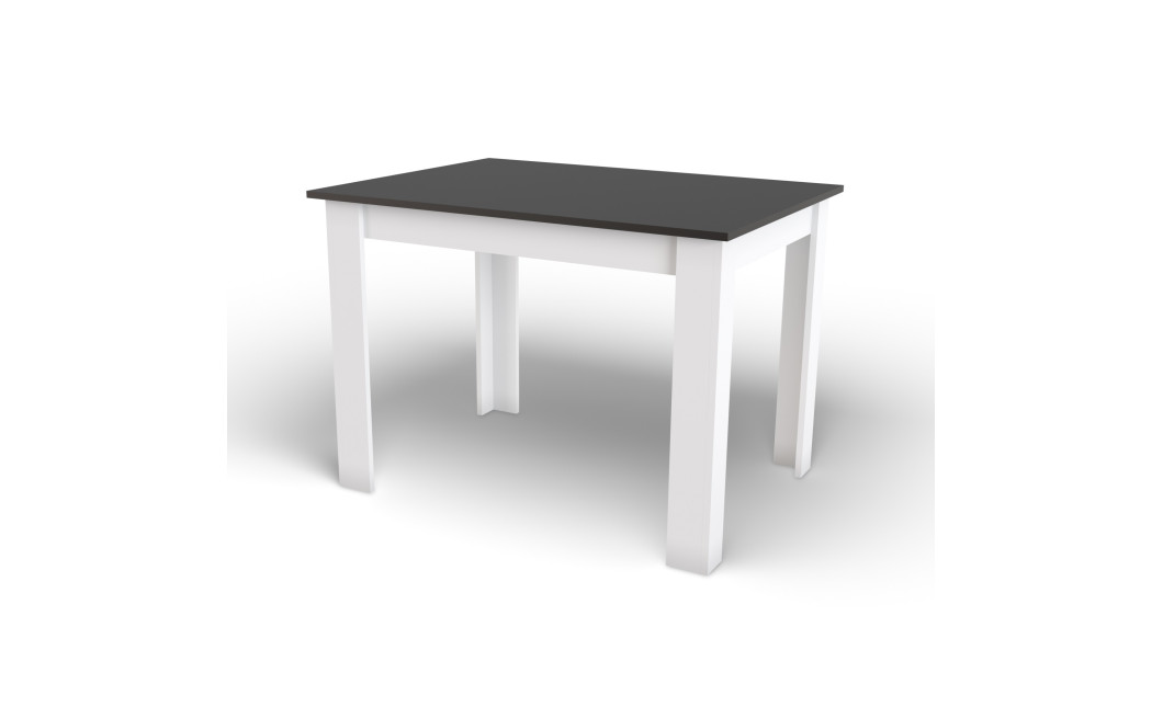 Tisch NP 120x80 Schwarz + Weiß (100154071)