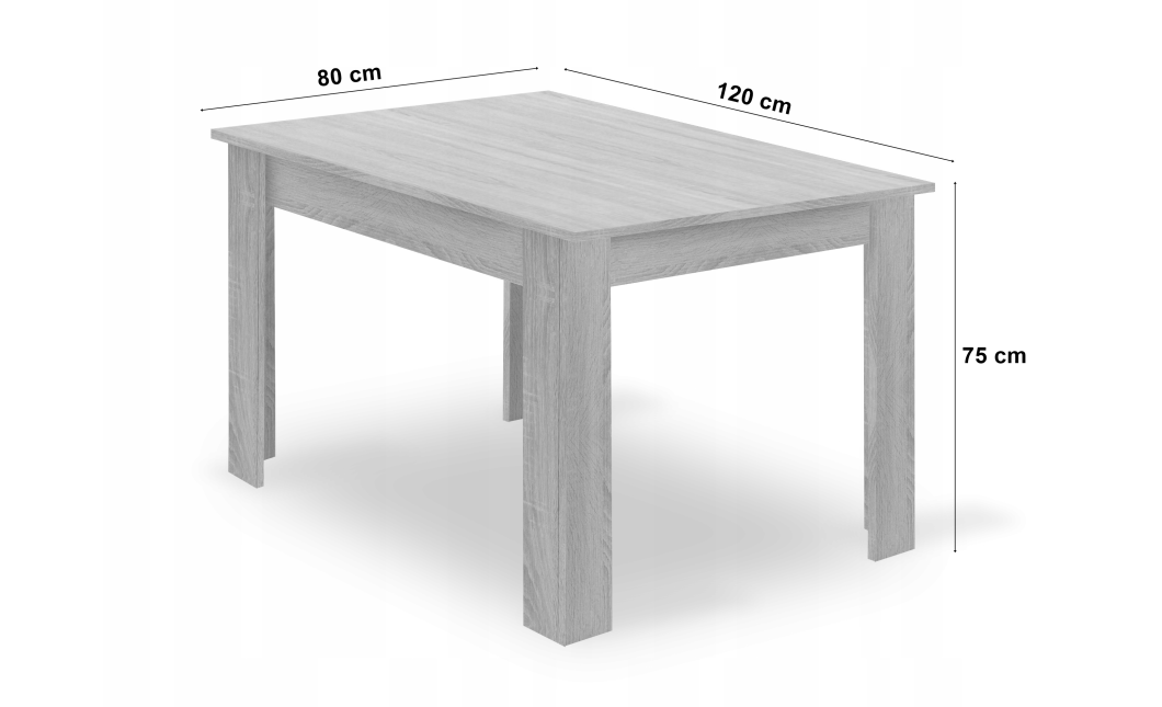 Tisch NP 120x80 Artisan Eiche (100155141)